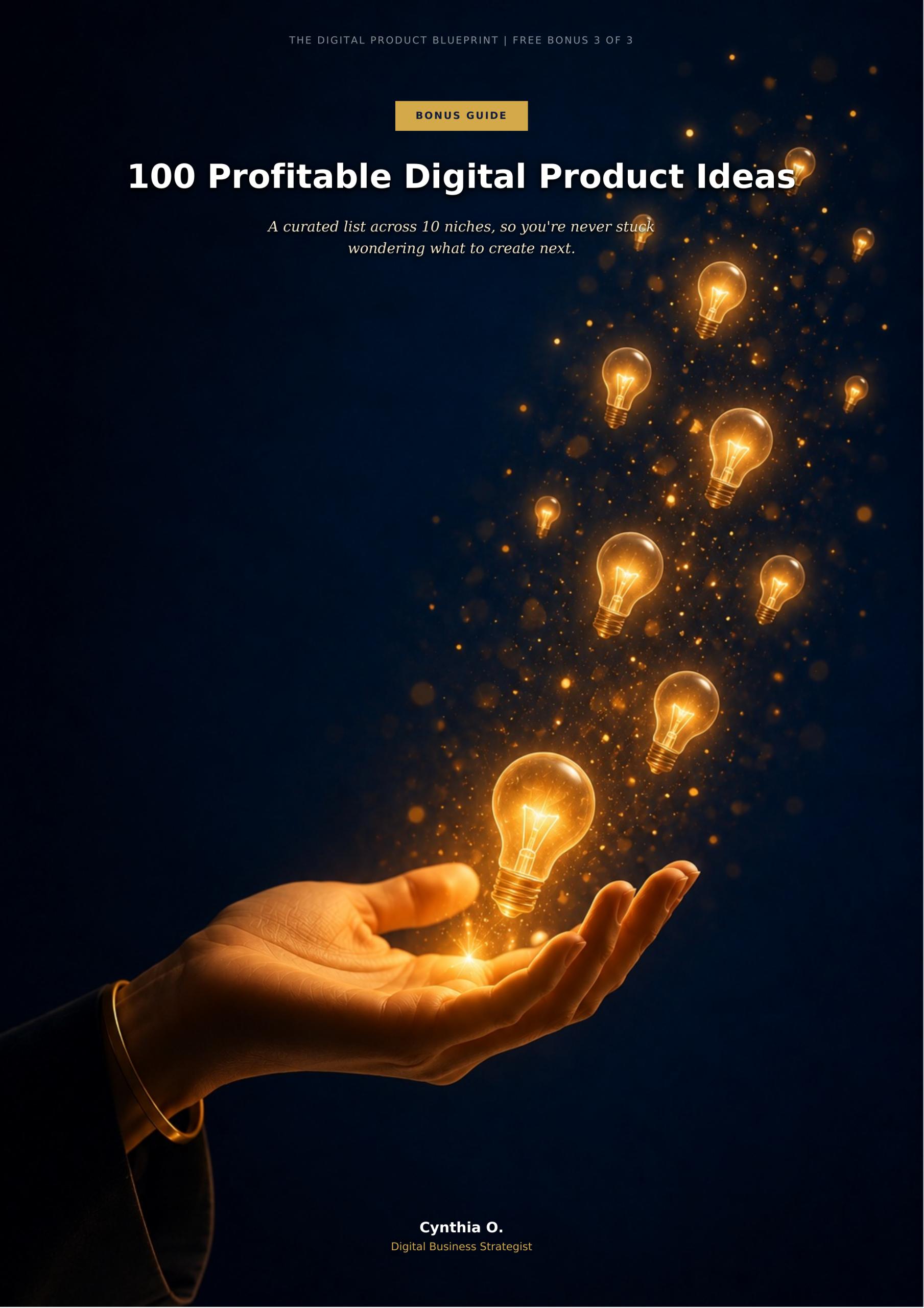 100 Profitable Digital Product Ideas mockup